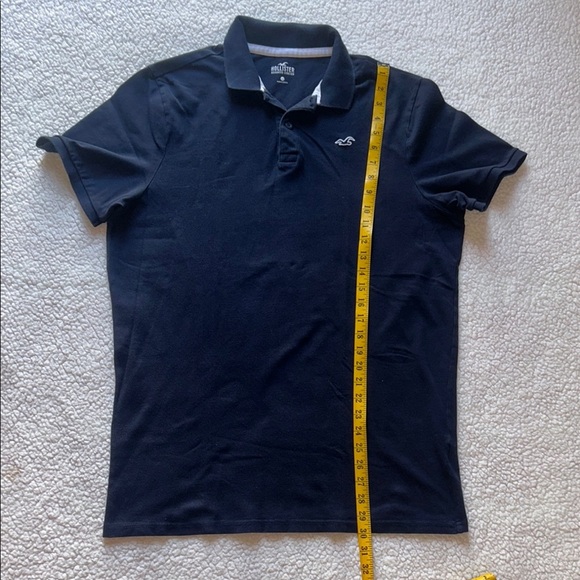 NWOT Hollister Men's Navy 2 Polo Shirt - Picture 3 of 8